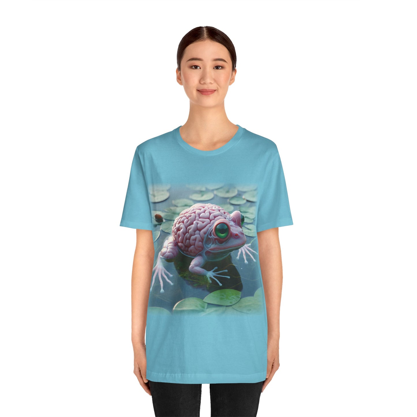 Brain - Frog 2 (Unisex Jersey Short Sleeve T-shirt)