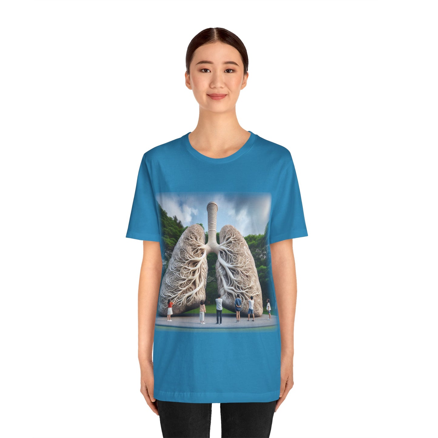 Lungs - The lung gardens 1 (Unisex Jersey Short Sleeve T-shirt)