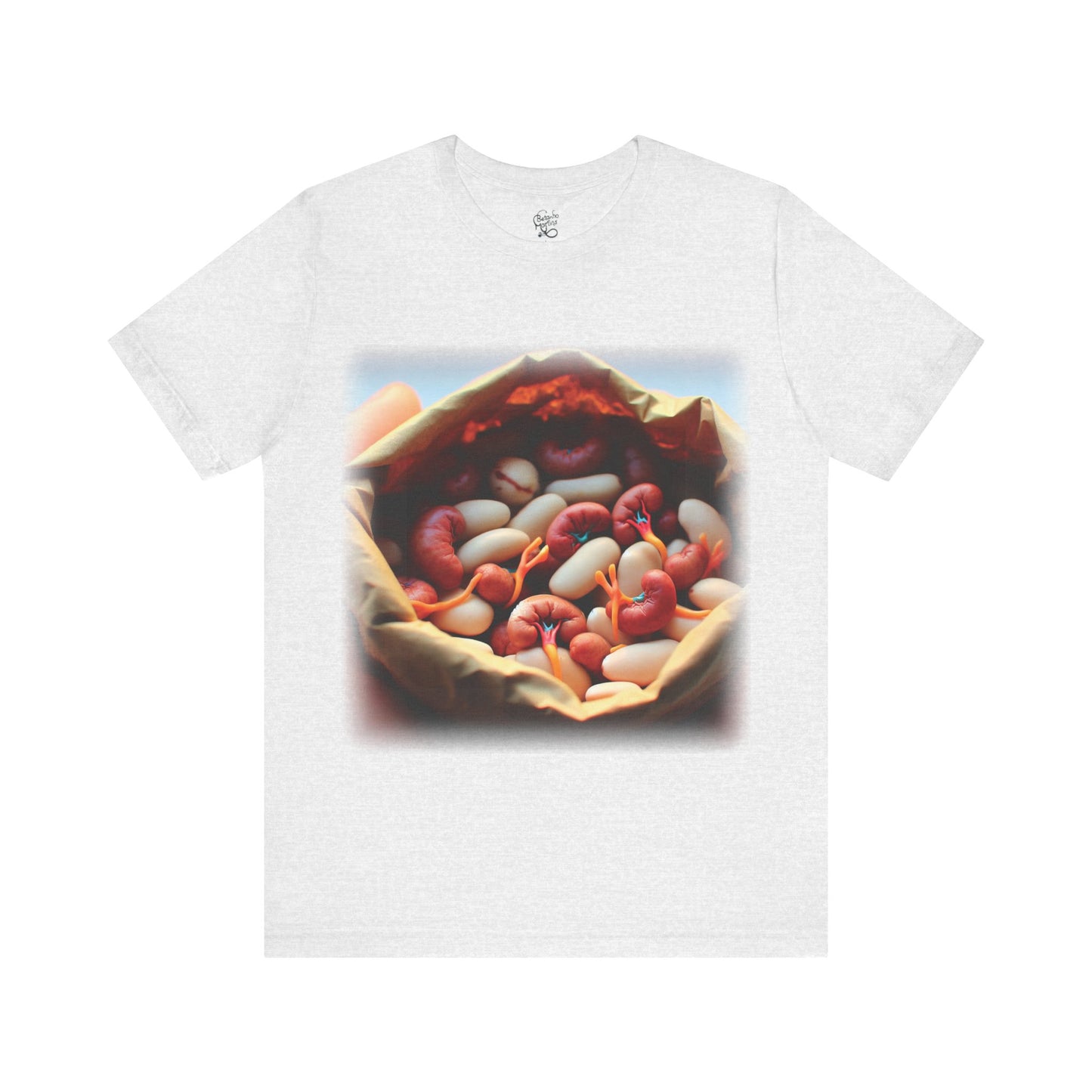 Kidneys - Bag of beans (Unisex Jersey Short Sleeve T-shirt)