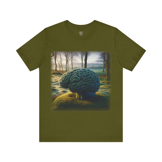 Brain - Celtic art 2 (Unisex Jersey Short Sleeve T-shirt)