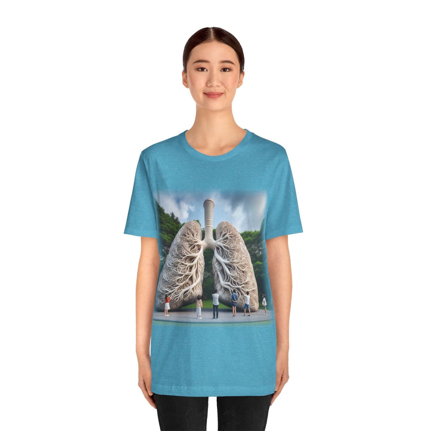 Lungs - The lung gardens 1 (Unisex Jersey Short Sleeve T-shirt)