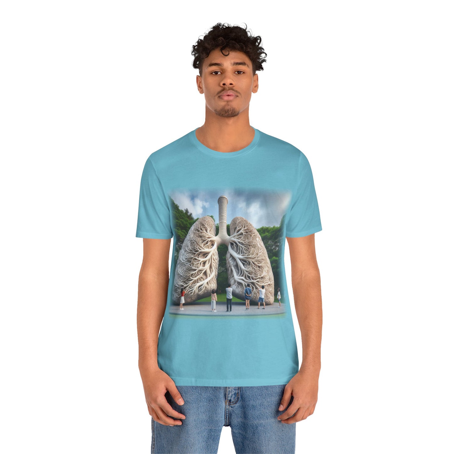 Lungs - The lung gardens 1 (Unisex Jersey Short Sleeve T-shirt)