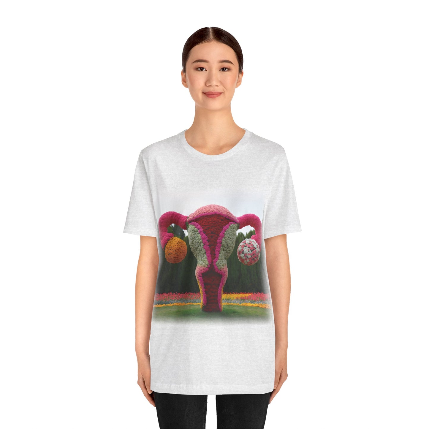 Uterus - Topiary (Unisex Jersey Short Sleeve T-shirt)