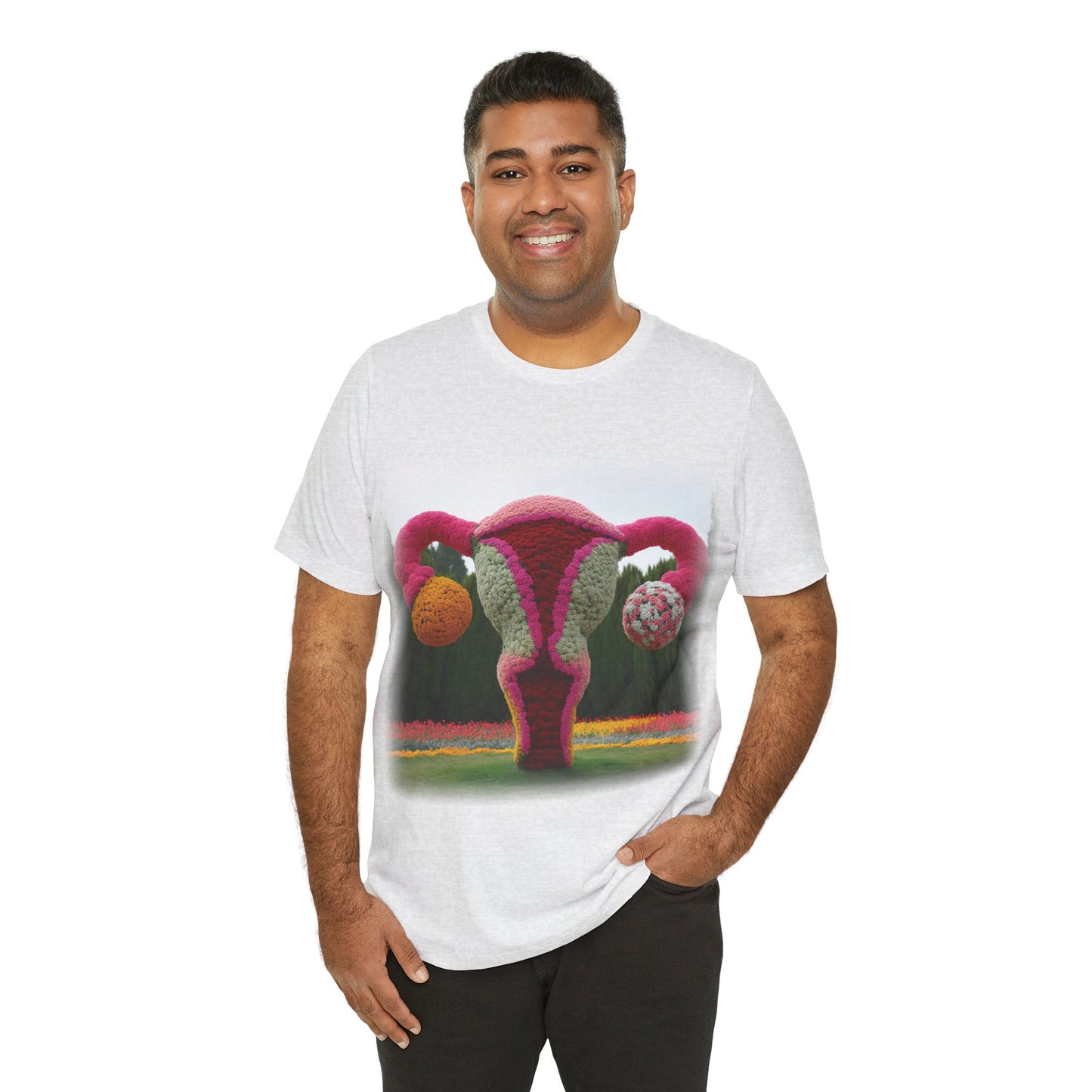 Uterus - Topiary (Unisex Jersey Short Sleeve T-shirt)