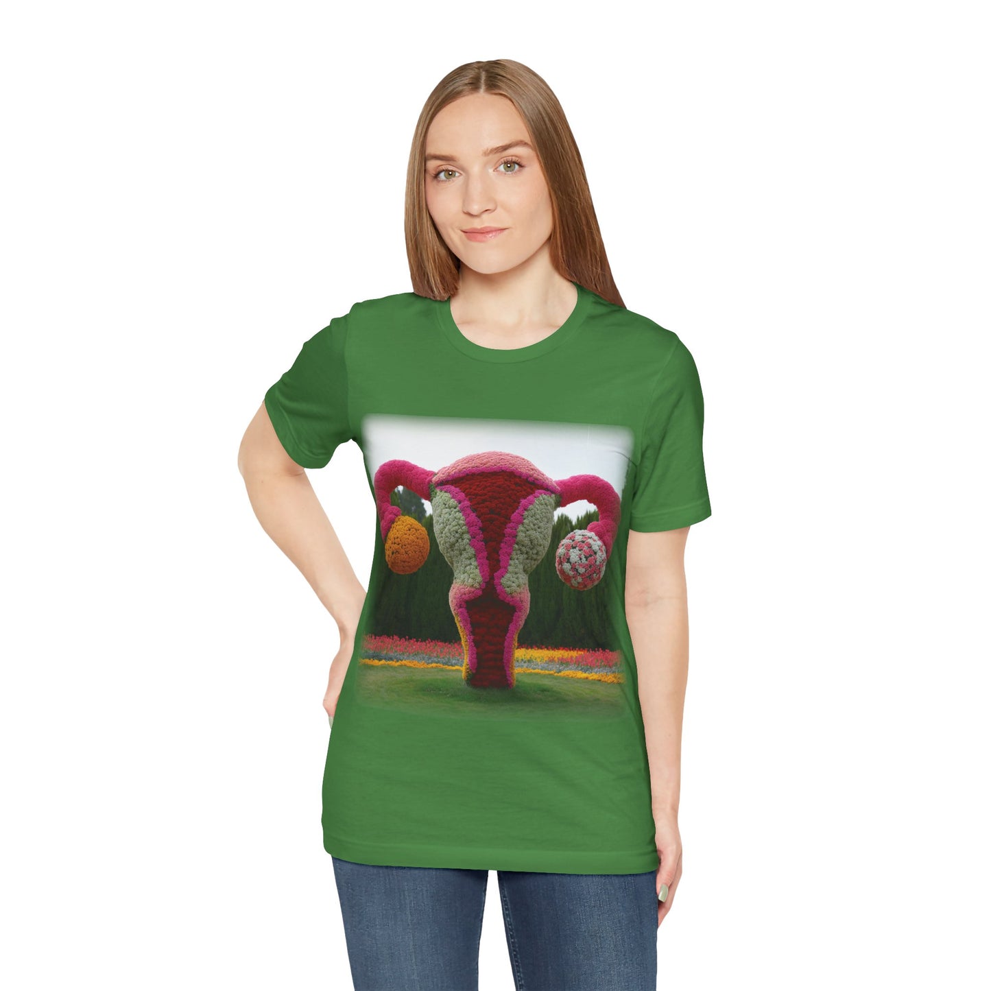 Uterus - Topiary (Unisex Jersey Short Sleeve T-shirt)