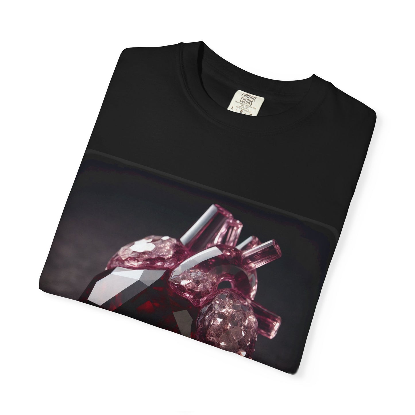Heart Crystal 1 — Unisex Garment-Dyed T-shirt