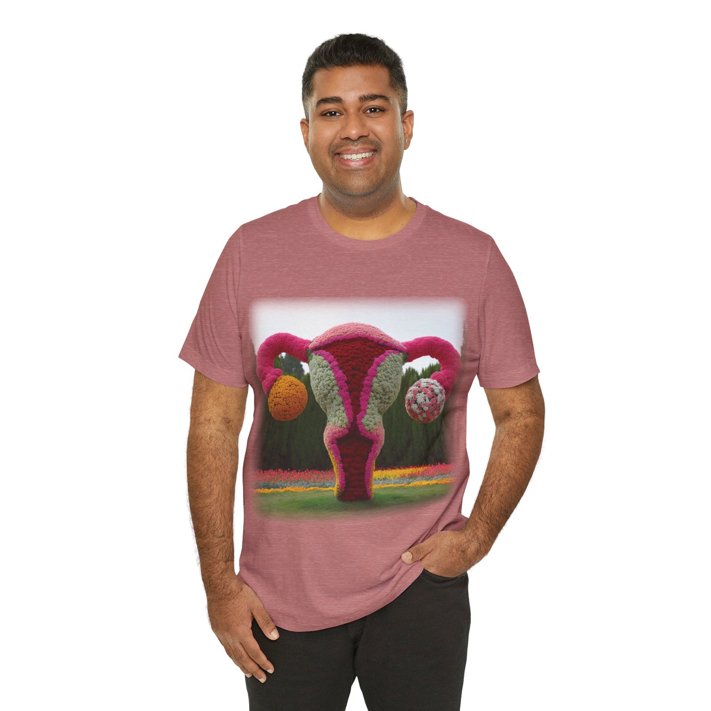 Uterus - Topiary (Unisex Jersey Short Sleeve T-shirt)