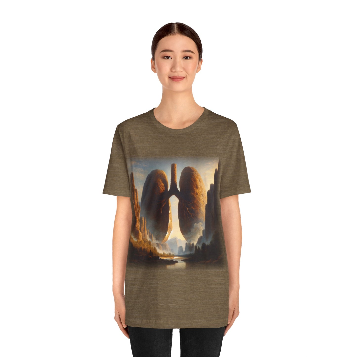 From the earth - Lung Mountains 1 (Unisex Jersey Short Sleeve T-shirt)