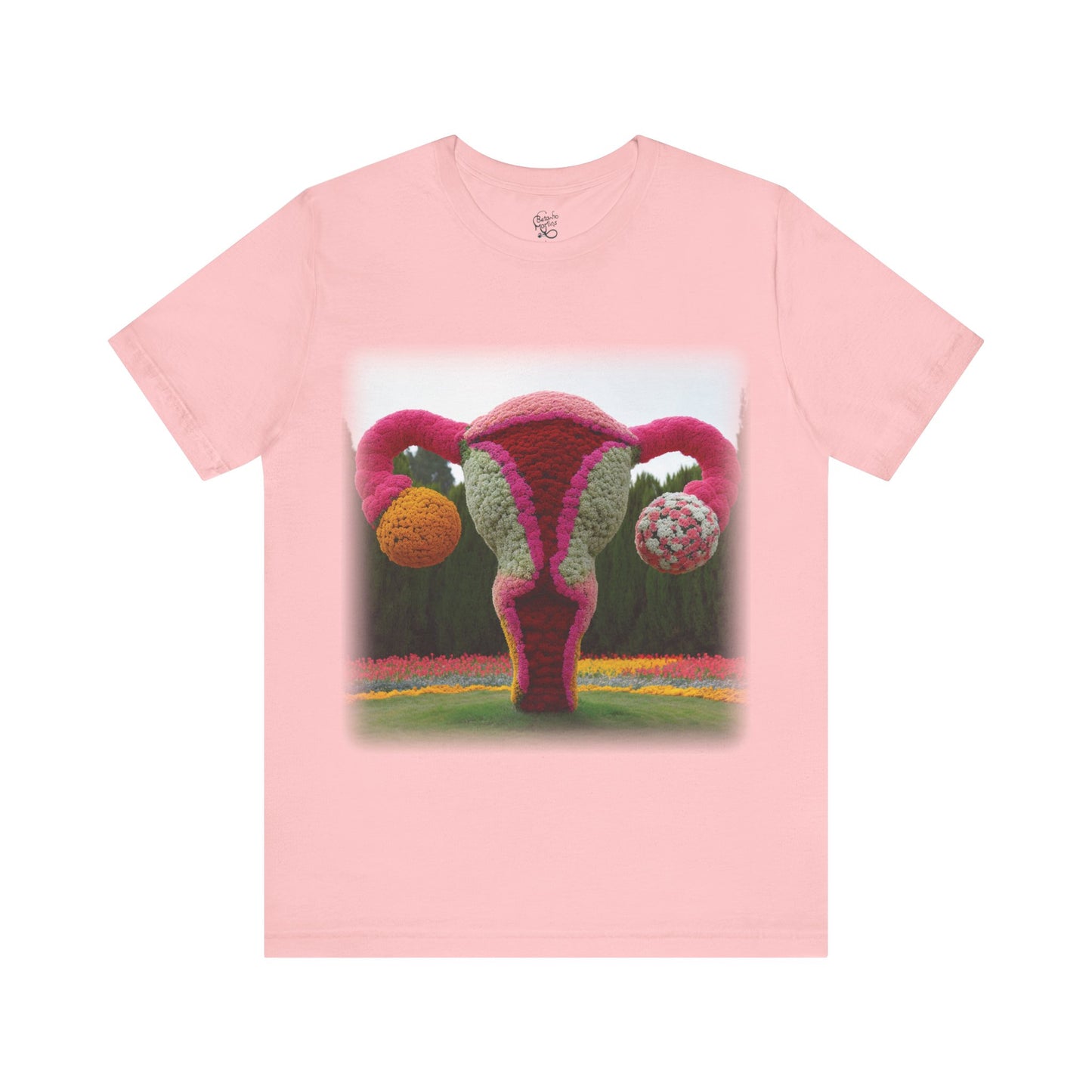 Uterus - Topiary (Unisex Jersey Short Sleeve T-shirt)