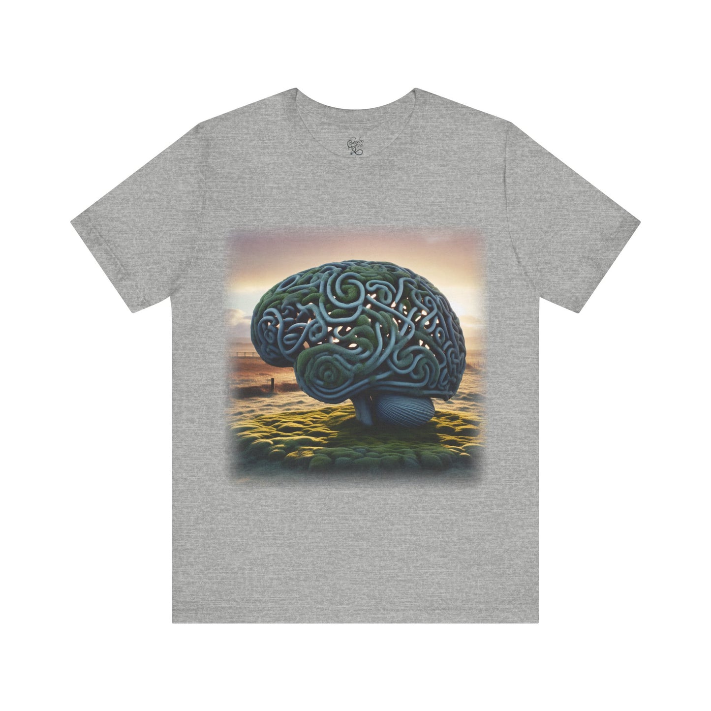 Brain - Celtic Art 1 (Unisex Jersey Short Sleeve T-shirt)