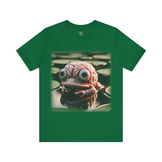 Brain - Frog 1 (Unisex Jersey Short Sleeve T-shirt)