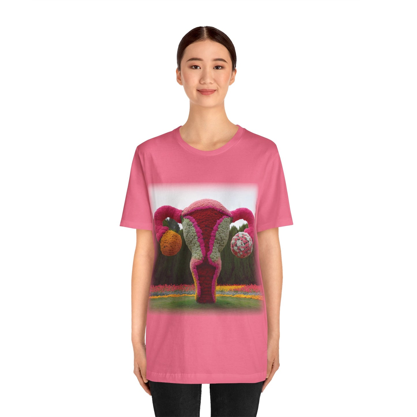 Uterus - Topiary (Unisex Jersey Short Sleeve T-shirt)