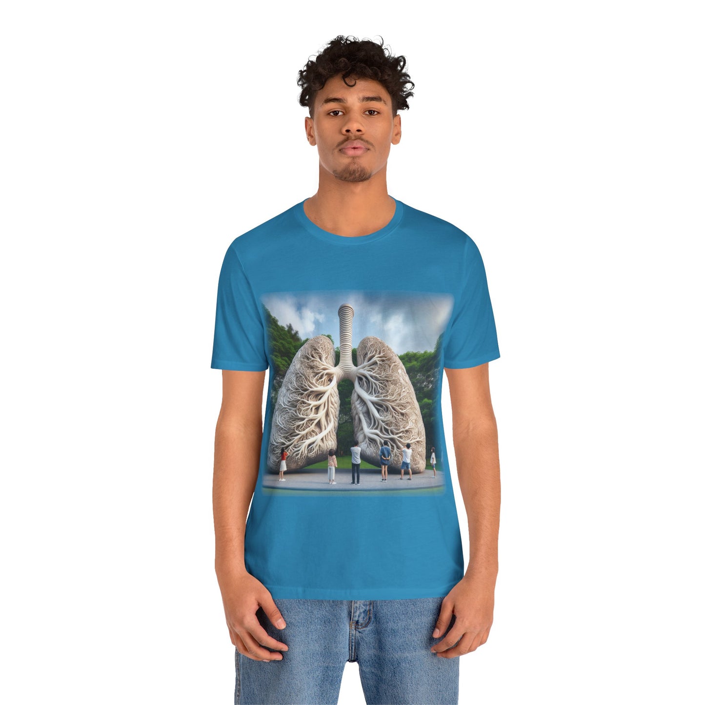 Lungs - The lung gardens 1 (Unisex Jersey Short Sleeve T-shirt)