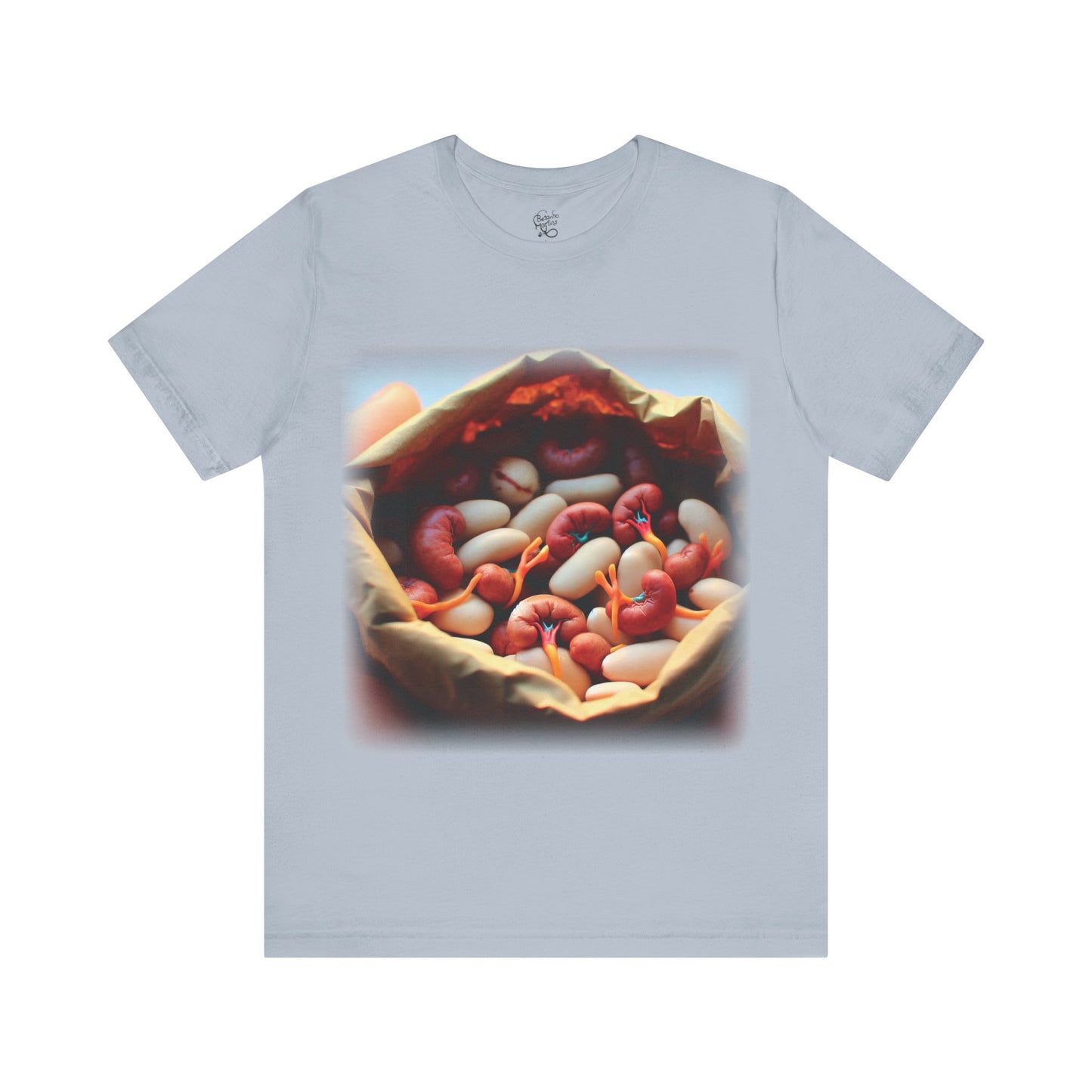 Kidneys - Bag of beans (Unisex Jersey Short Sleeve T-shirt)