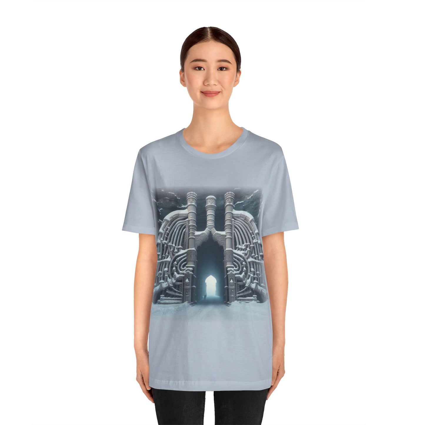 Lungs - The lung gates (Unisex Jersey Short Sleeve T-shirt)