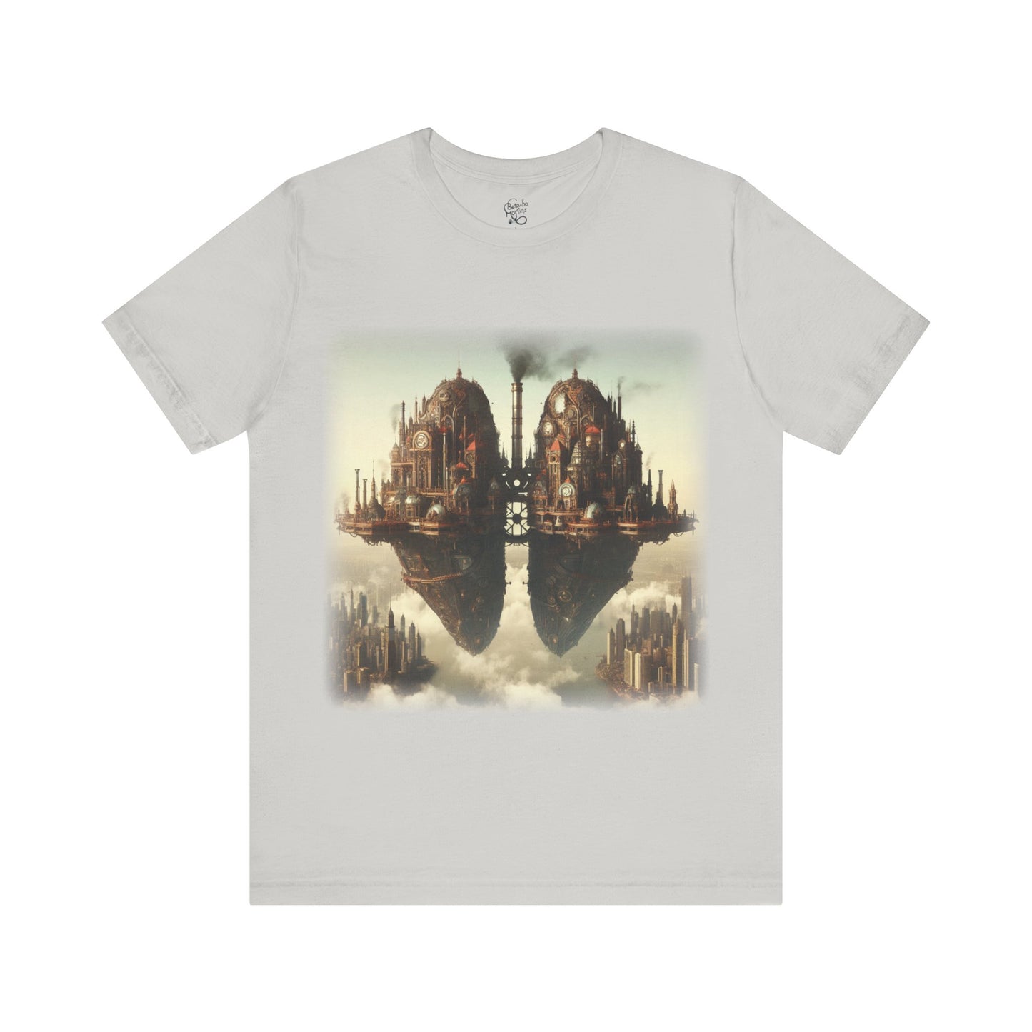 Lungs - Floating lung cities 2 (Unisex Jersey Short Sleeve T-shirt)