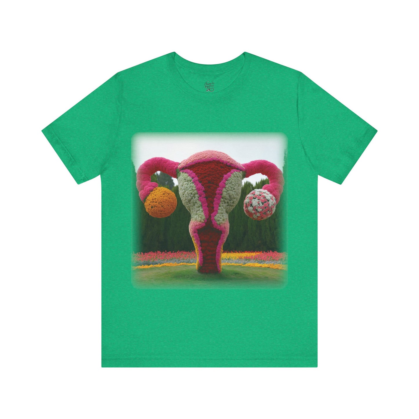 Uterus - Topiary (Unisex Jersey Short Sleeve T-shirt)