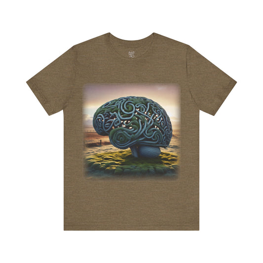 Brain - Celtic Art 1 (Unisex Jersey Short Sleeve T-shirt)