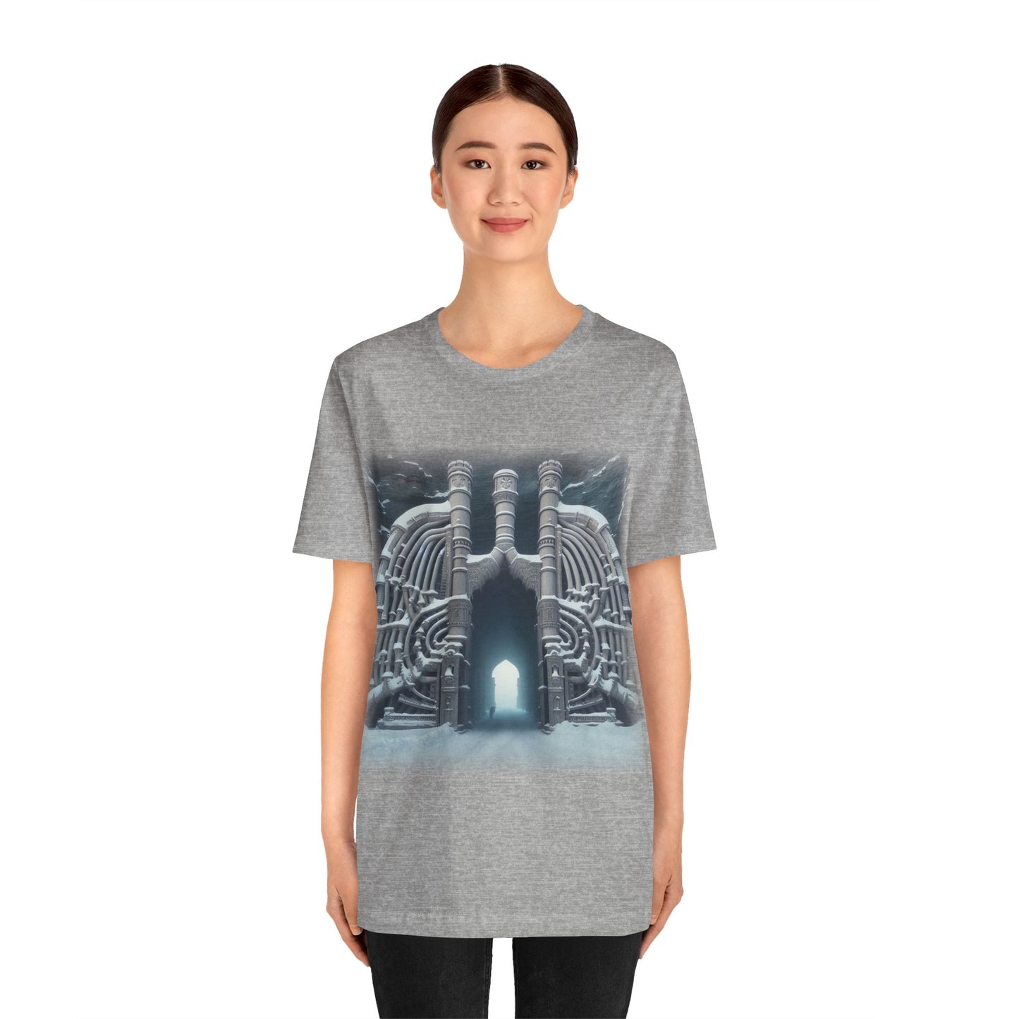 Lungs - The lung gates (Unisex Jersey Short Sleeve T-shirt)