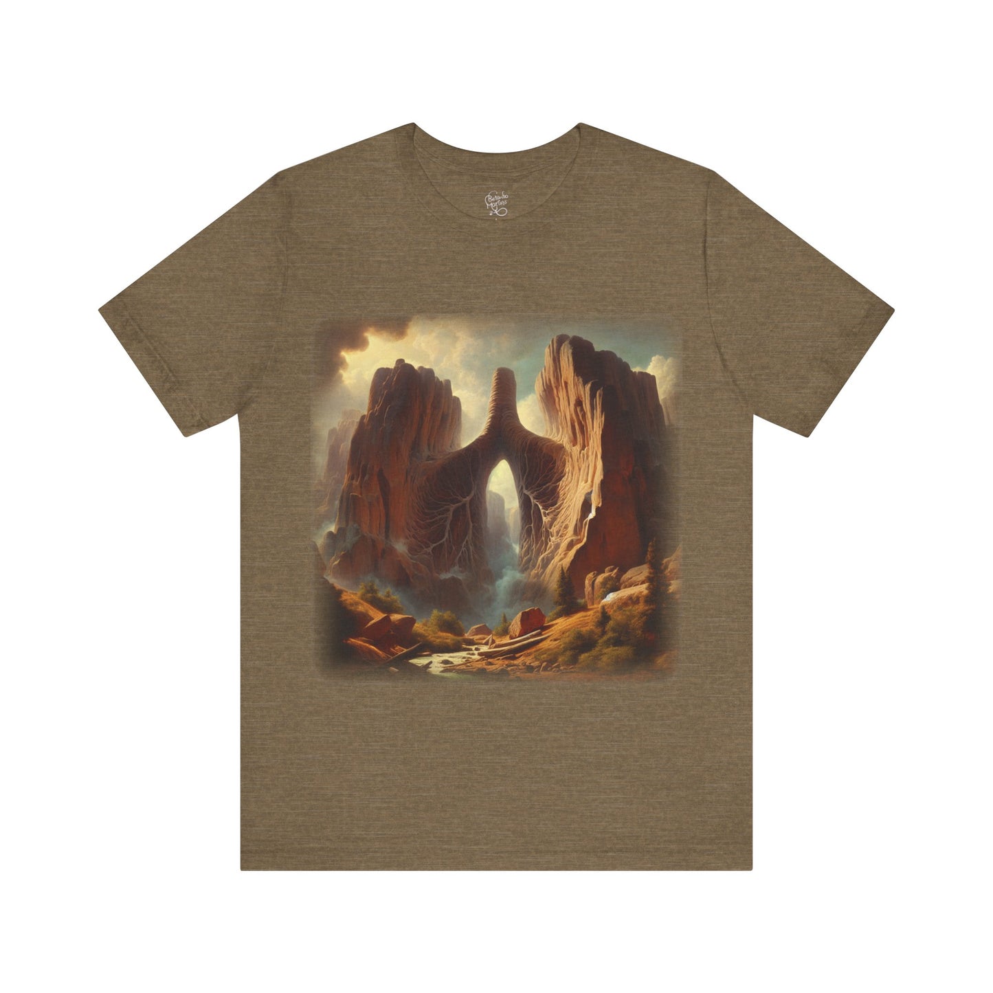 From the Earth - Lung Mountains 2 (Unisex Jersey Short Sleeve T-shirt)