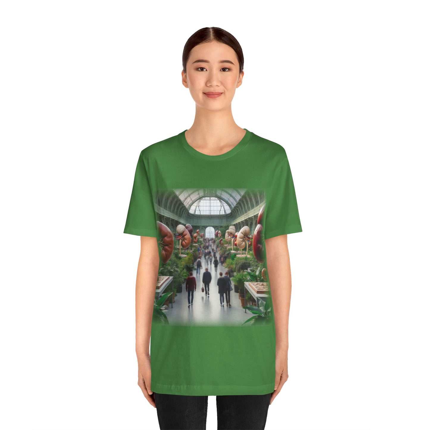 Kidneys - The great exhibition (present day) (Unisex Jersey Short Sleeve T-shirt)