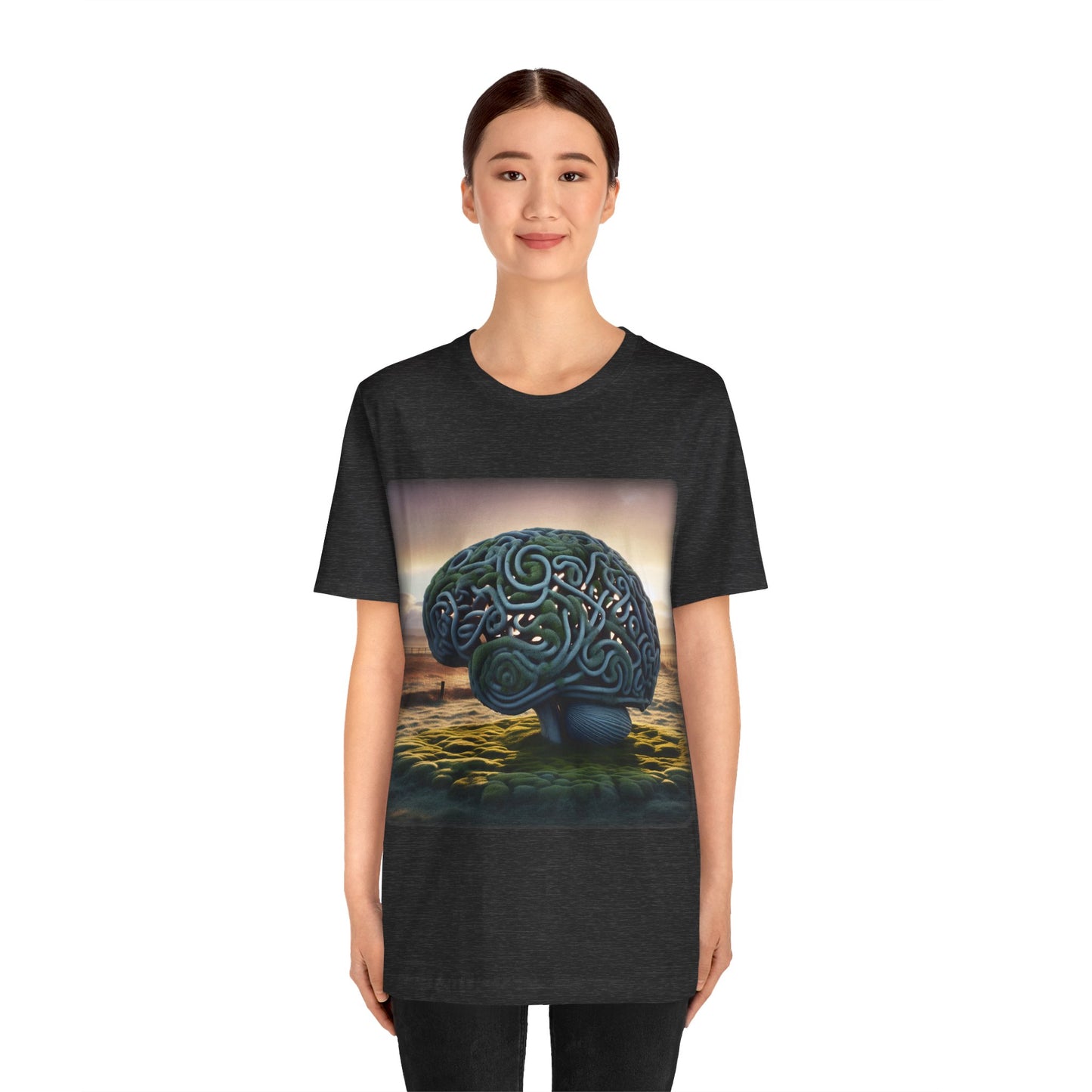 Brain - Celtic Art 1 (Unisex Jersey Short Sleeve T-shirt)