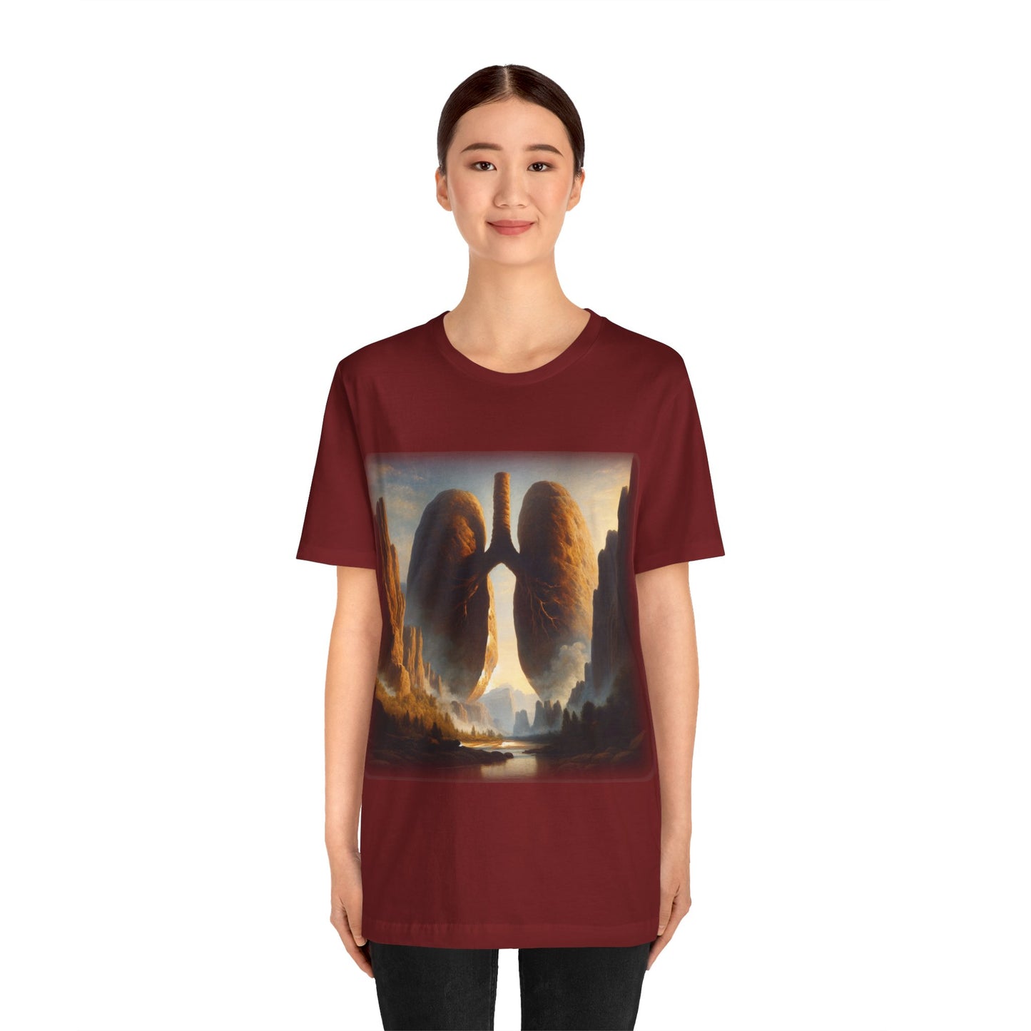 From the earth - Lung Mountains 1 (Unisex Jersey Short Sleeve T-shirt)