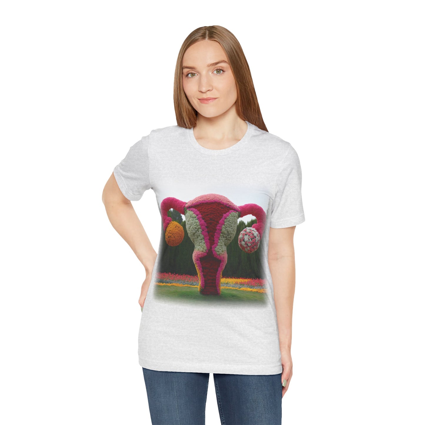 Uterus - Topiary (Unisex Jersey Short Sleeve T-shirt)