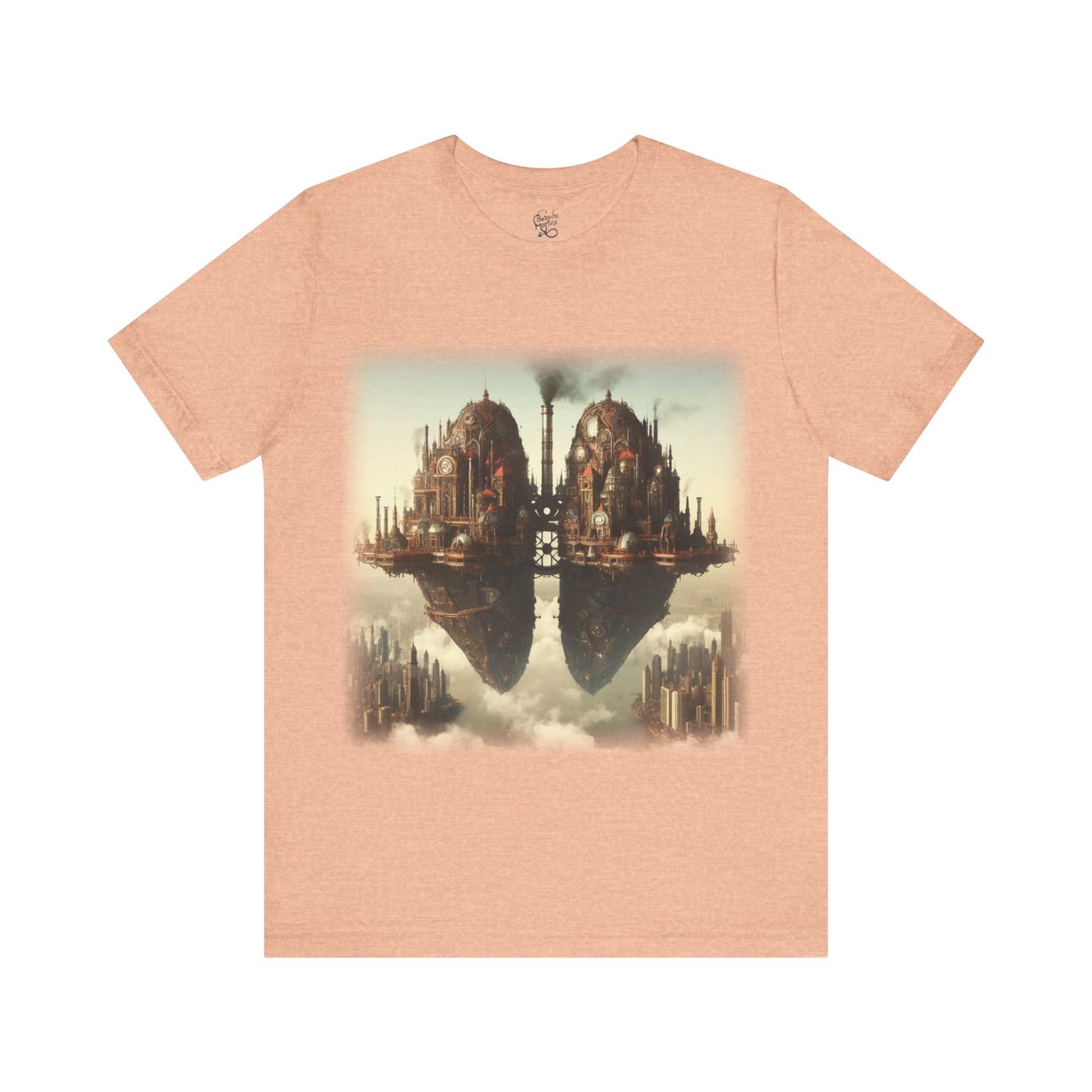 Lungs - Floating lung cities 2 (Unisex Jersey Short Sleeve T-shirt)