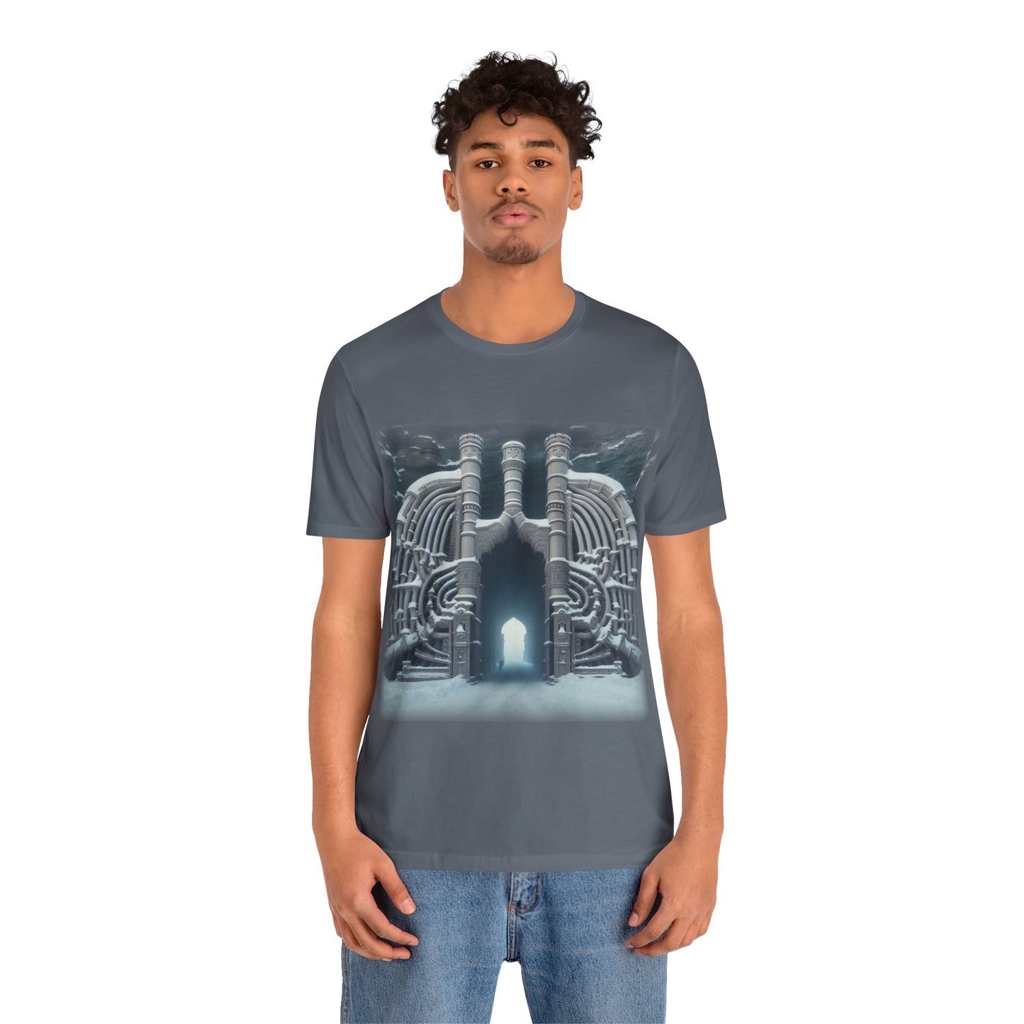 Lungs - The lung gates (Unisex Jersey Short Sleeve T-shirt)