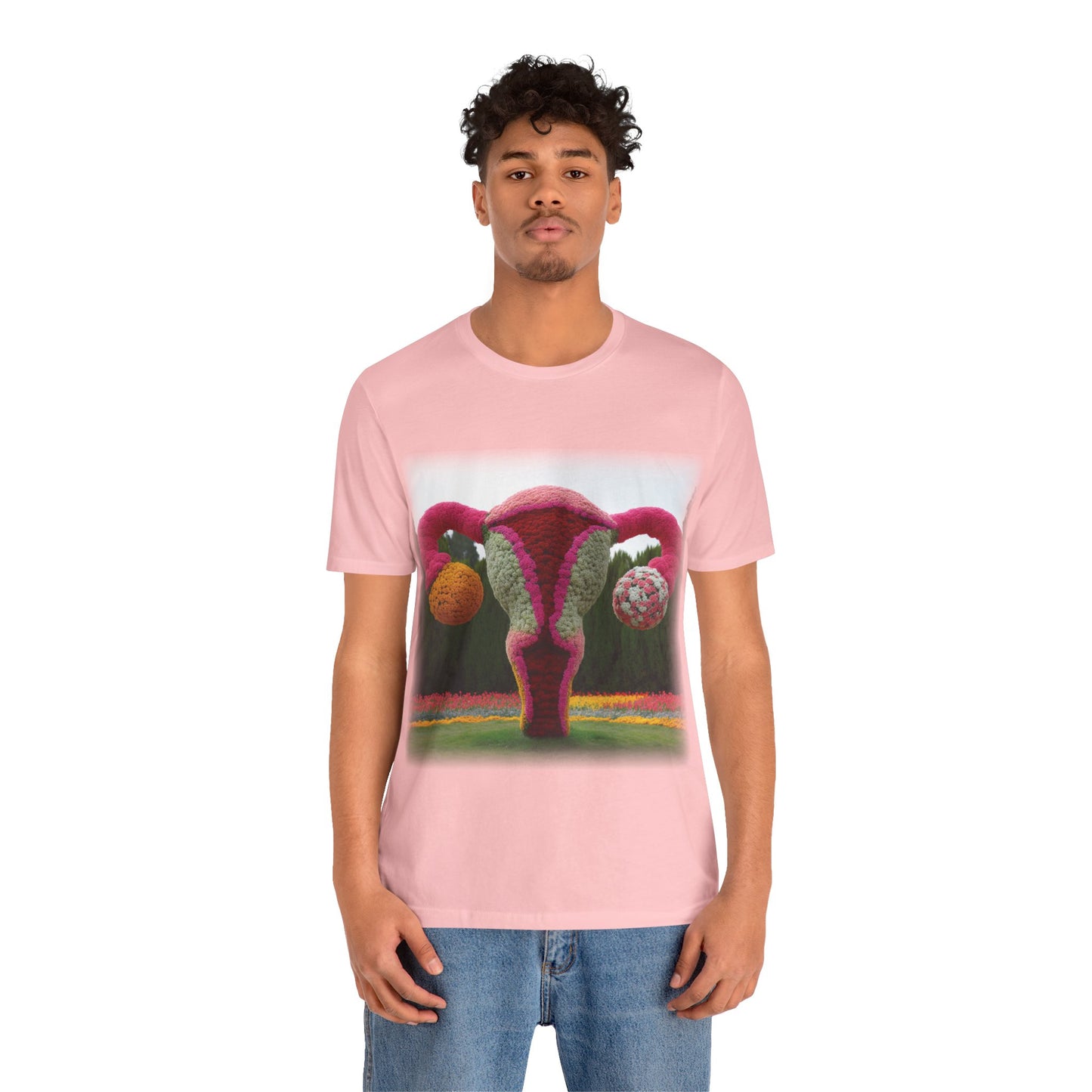 Uterus - Topiary (Unisex Jersey Short Sleeve T-shirt)