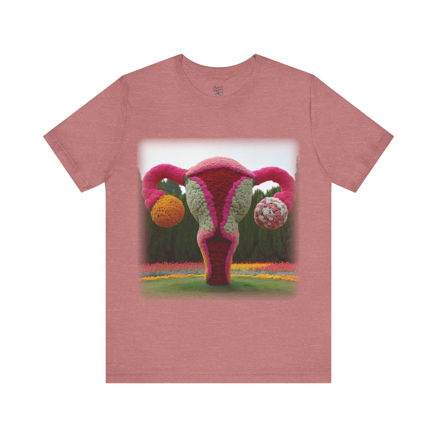 Uterus - Topiary (Unisex Jersey Short Sleeve T-shirt)