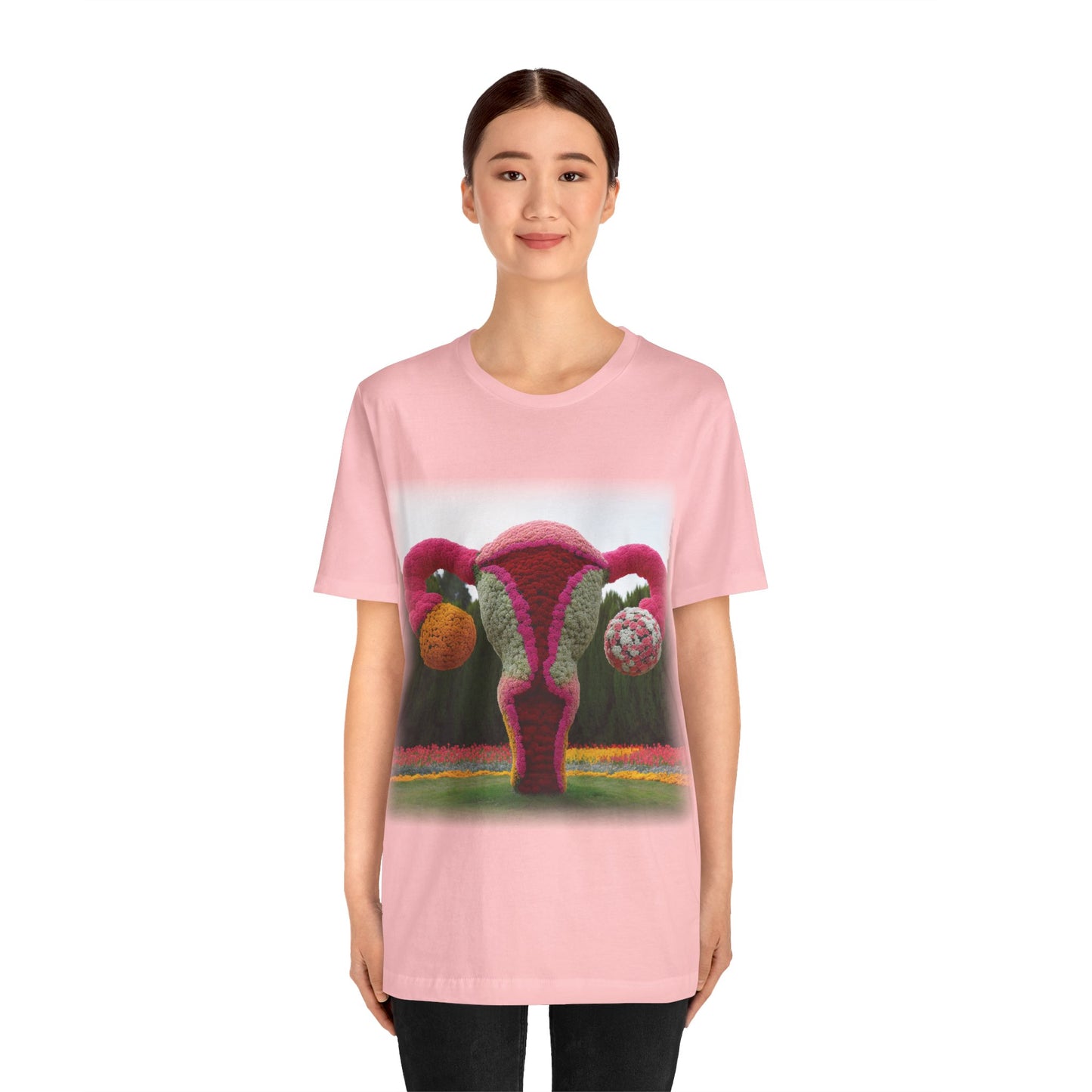 Uterus - Topiary (Unisex Jersey Short Sleeve T-shirt)