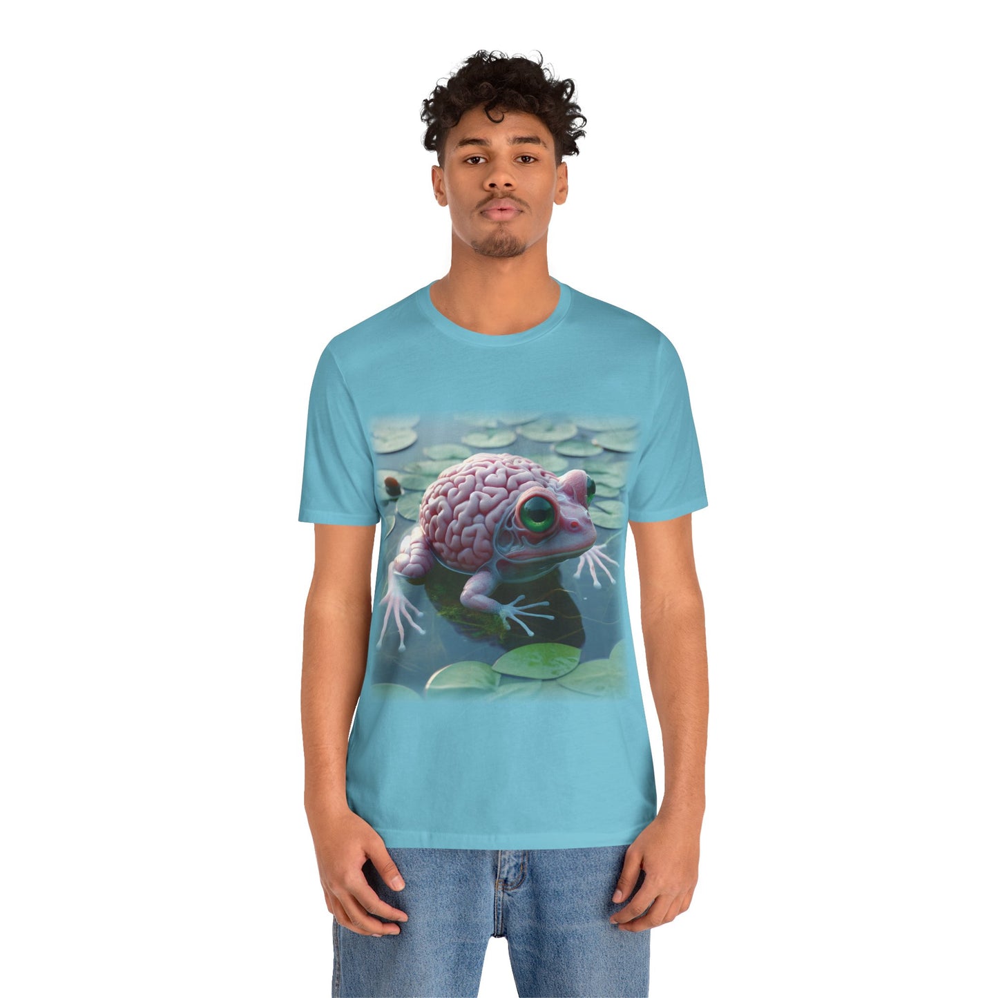 Brain - Frog 2 (Unisex Jersey Short Sleeve T-shirt)