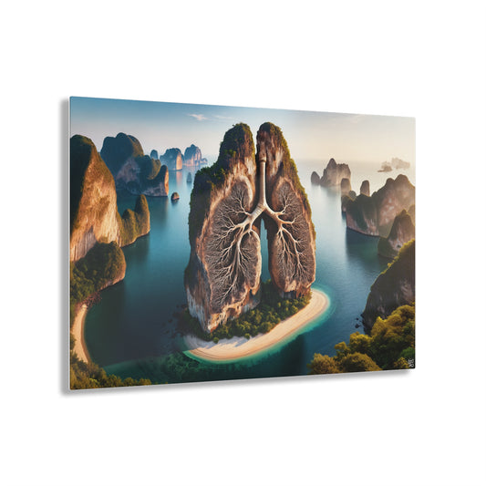 Seaside bay - Lungs 1 - Acrylic Prints