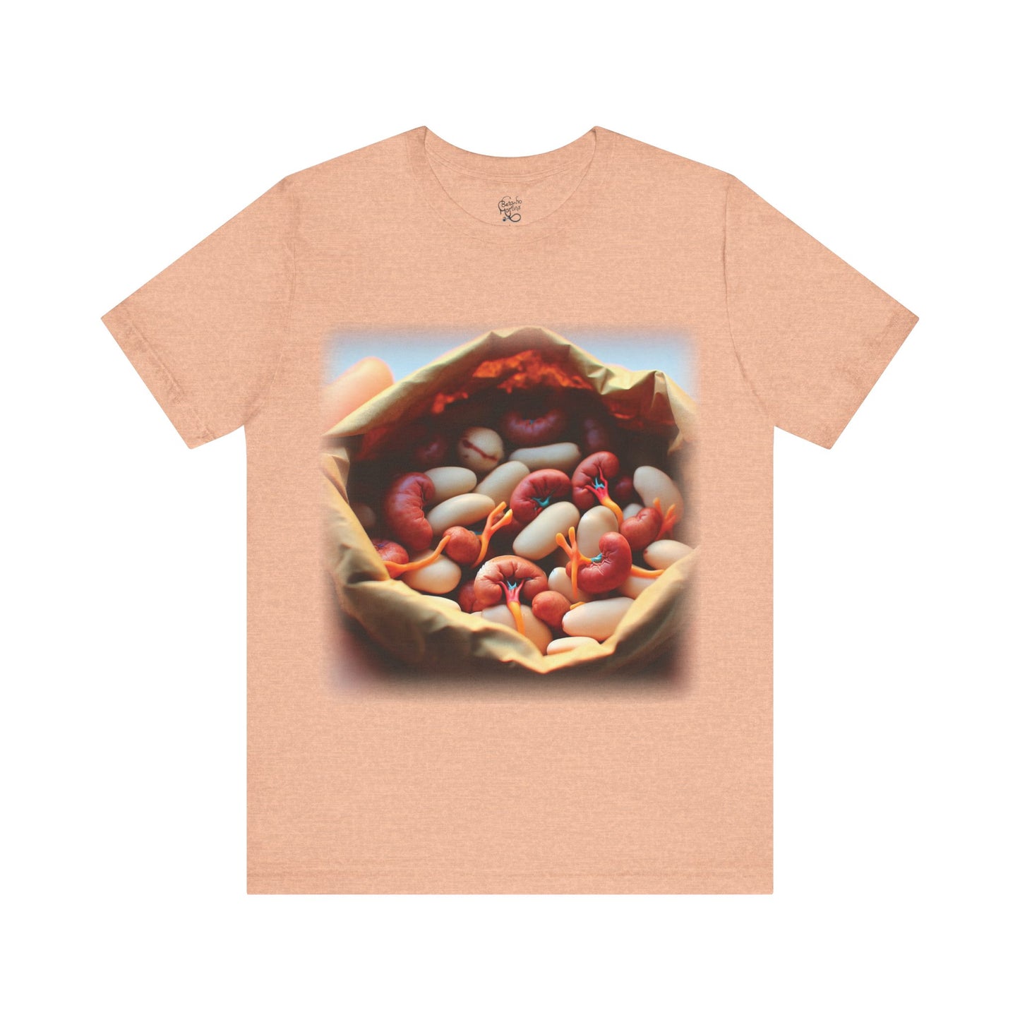 Kidneys - Bag of beans (Unisex Jersey Short Sleeve T-shirt)